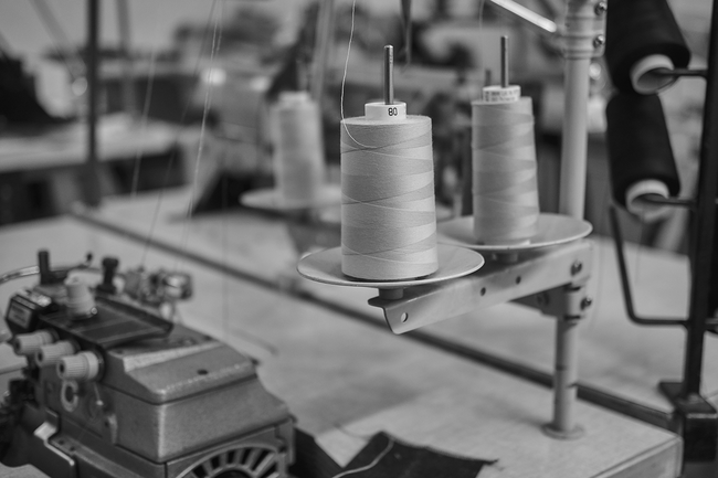 Fabrics on a spool