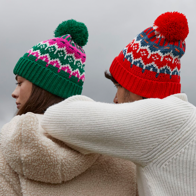 B528 Retro Ski Beanie